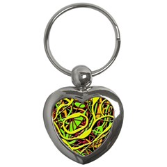 Snake Bush Key Chains (heart) 