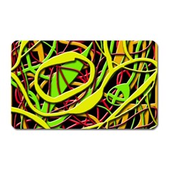 Snake Bush Magnet (rectangular) by Valentinaart