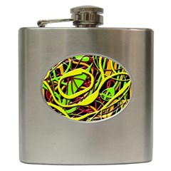 Snake Bush Hip Flask (6 Oz)