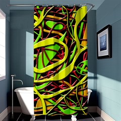 Snake Bush Shower Curtain 36  X 72  (stall)  by Valentinaart