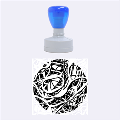 Snake Bush Rubber Round Stamps (medium)