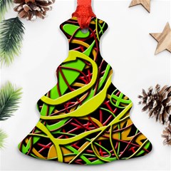 Snake Bush Christmas Tree Ornament (2 Sides)