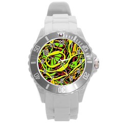 Snake Bush Round Plastic Sport Watch (l)