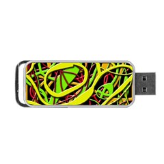 Snake Bush Portable Usb Flash (two Sides) by Valentinaart