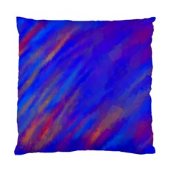 Smudges In Blue Cushion Case (two Sided) 