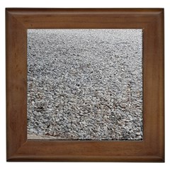 Pebble Beach Photography Ocean Nature Framed Tiles by yoursparklingshop