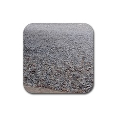 Pebble Beach Photography Ocean Nature Rubber Coaster (square)  by yoursparklingshop