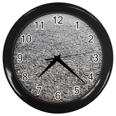 Pebble Beach Photography Ocean Nature Wall Clocks (black) by yoursparklingshop