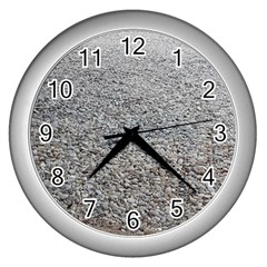 Pebble Beach Photography Ocean Nature Wall Clocks (silver)  by yoursparklingshop