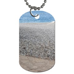 Pebble Beach Photography Ocean Nature Dog Tag (two Sides) by yoursparklingshop