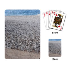 Pebble Beach Photography Ocean Nature Playing Card by yoursparklingshop