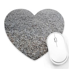 Pebble Beach Photography Ocean Nature Heart Mousepads by yoursparklingshop