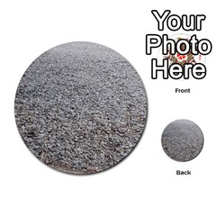 Pebble Beach Photography Ocean Nature Multi-purpose Cards (round)  by yoursparklingshop