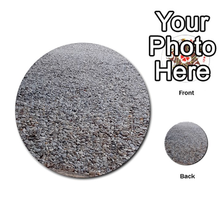 Pebble Beach Photography Ocean Nature Multi-purpose Cards (Round) 