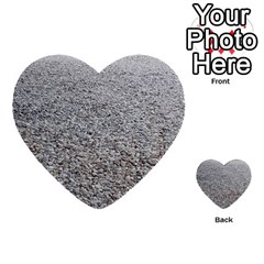 Pebble Beach Photography Ocean Nature Multi-purpose Cards (heart) 