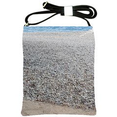 Pebble Beach Photography Ocean Nature Shoulder Sling Bags by yoursparklingshop