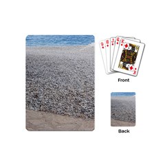 Pebble Beach Photography Ocean Nature Playing Cards (mini)  by yoursparklingshop