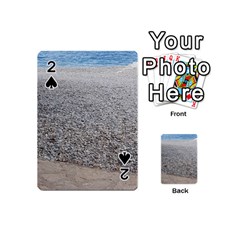 Pebble Beach Photography Ocean Nature Playing Cards 54 (mini) 