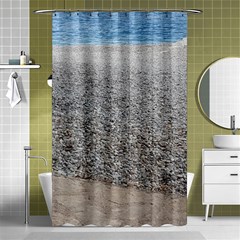 Pebble Beach Photography Ocean Nature Shower Curtain 48  X 72  (small)  by yoursparklingshop