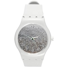 Pebble Beach Photography Ocean Nature Round Plastic Sport Watch (m) by yoursparklingshop