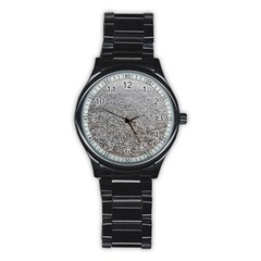 Pebble Beach Photography Ocean Nature Stainless Steel Round Watch by yoursparklingshop