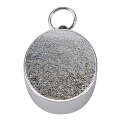 Pebble Beach Photography Ocean Nature Mini Silver Compasses