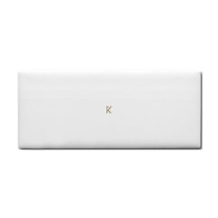 Monogrammed Monogram Initial Letter K Gold Chic Stylish Elegant Typography Hand Towel by yoursparklingshop