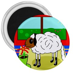 Urban Sheep 3  Magnets