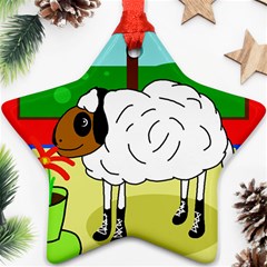 Urban Sheep Ornament (star) 