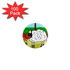 Urban Sheep 1  Mini Magnets (100 Pack) 