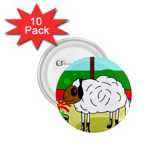 Urban Sheep 1 75  Buttons (10 Pack)