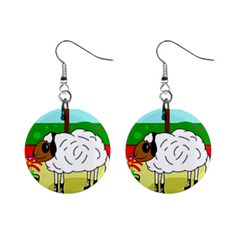 Urban Sheep Mini Button Earrings