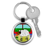 Urban sheep Key Chains (Round)  Front