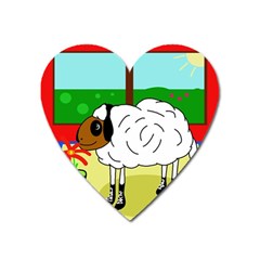 Urban Sheep Heart Magnet