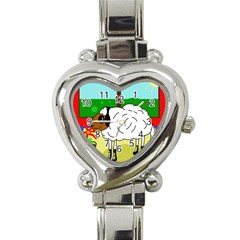 Urban Sheep Heart Italian Charm Watch