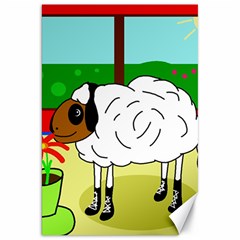 Urban Sheep Canvas 20  X 30   by Valentinaart