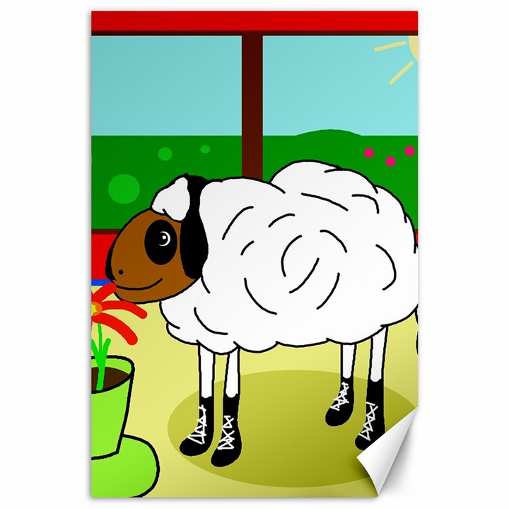 Urban sheep Canvas 24  x 36 