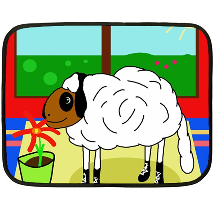 Urban sheep Fleece Blanket (Mini)