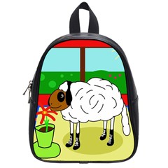 Urban Sheep School Bags (small)  by Valentinaart