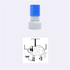 Urban Sheep Rubber Round Stamps (small)