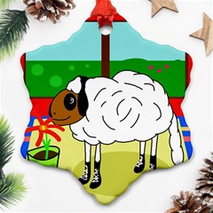 Urban Sheep Ornament (snowflake) 