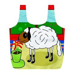 Urban Sheep Full Print Recycle Bags (l)  by Valentinaart