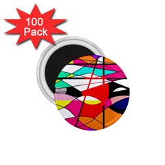 Abstract Waves 1 75  Magnets (100 Pack) 