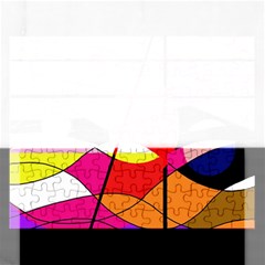 Abstract Waves Rectangular Jigsaw Puzzl