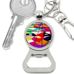 Abstract Waves Bottle Opener Key Chains by Valentinaart