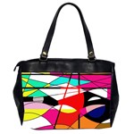 Abstract waves Office Handbags (2 Sides)  Back