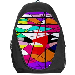 Abstract Waves Backpack Bag by Valentinaart