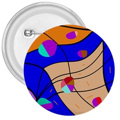 Decorative Abstract Art 3  Buttons