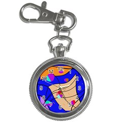 Decorative Abstract Art Key Chain Watches by Valentinaart