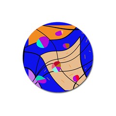 Decorative Abstract Art Magnet 3  (round)